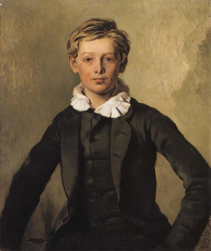 Ferdinand von Rayski Haubold von Einsiedel Norge oil painting art
